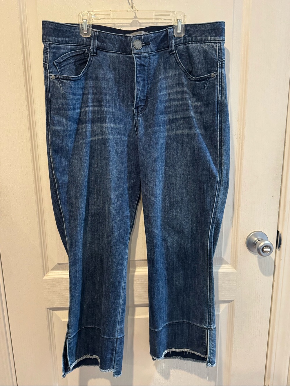 Democracy Dark Blue Cropped Ankle Jeans